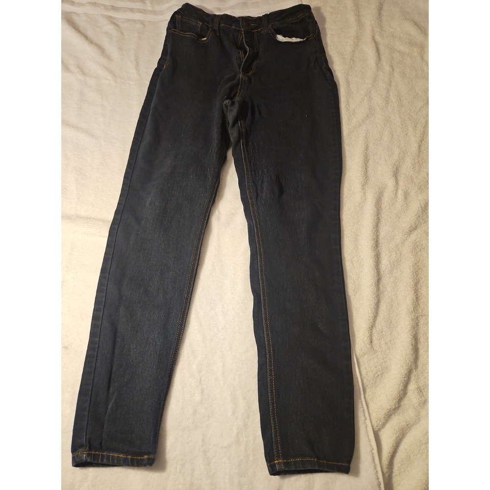 HIGH RISE SKINNY Jeans Dark Blue women Size 11